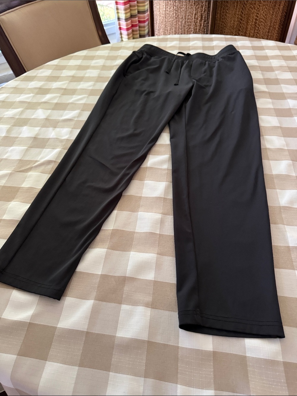 Men's Black Drawstring Pants